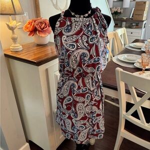 Paisley Banana Republic dress